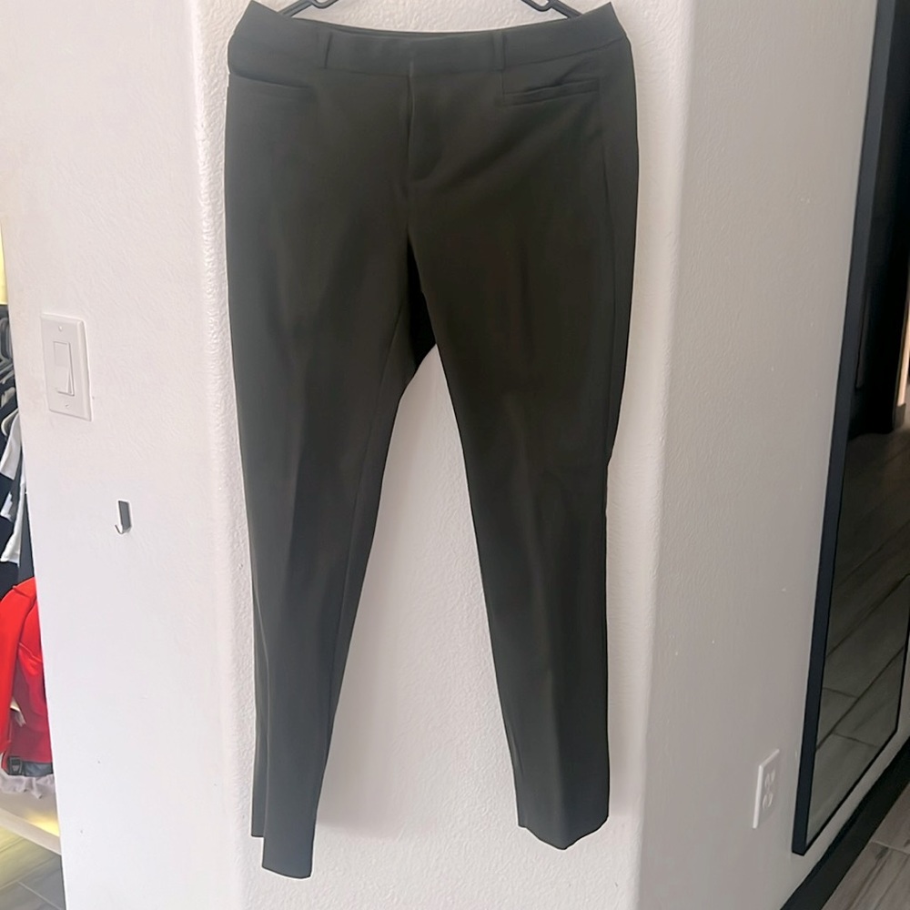 Banana Republic dark green trousers